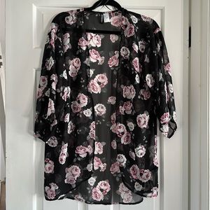 H&M Divided Rose Kimono